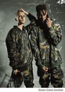 Green Camo bomber 