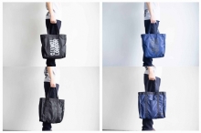 PORTER 토트 백 BLACK/NAVY