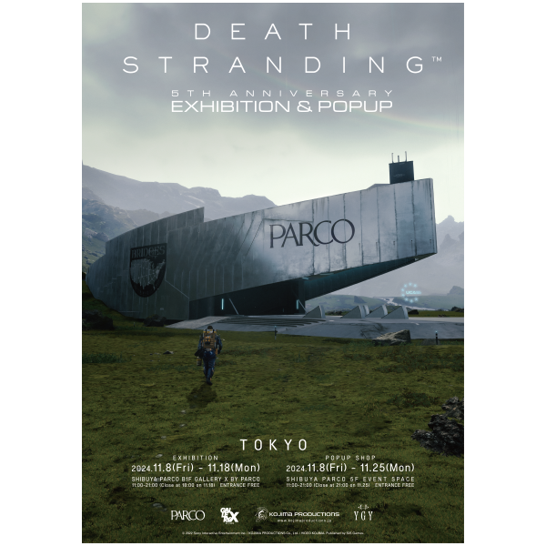 KOJIMA PRODUCTIONS × PARCO “DEATH STRANDING 5th Anniversary Exhibition & Popup” 