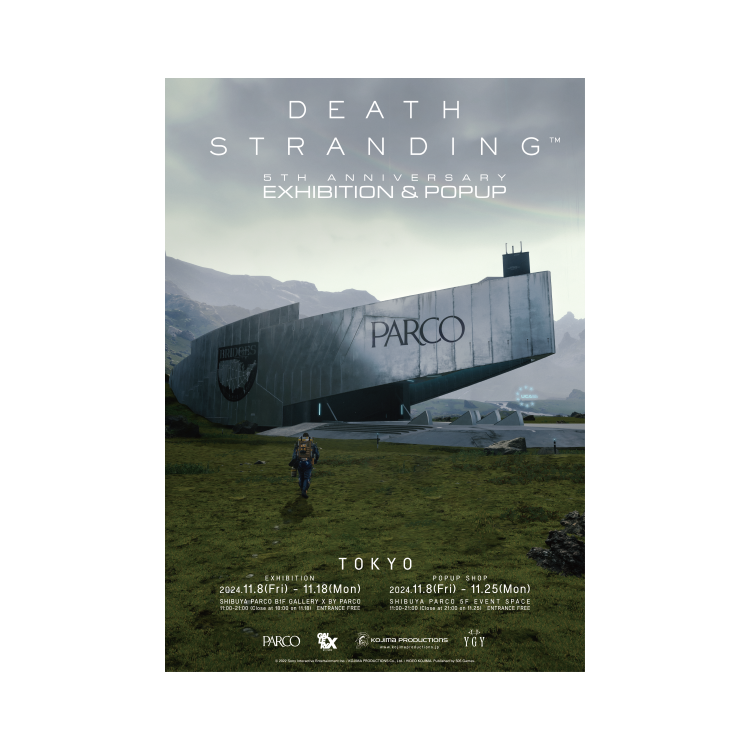 KOJIMA PRODUCTIONS × PARCO “DEATH STRANDING 5th Anniversary Exhibition & Popup” 