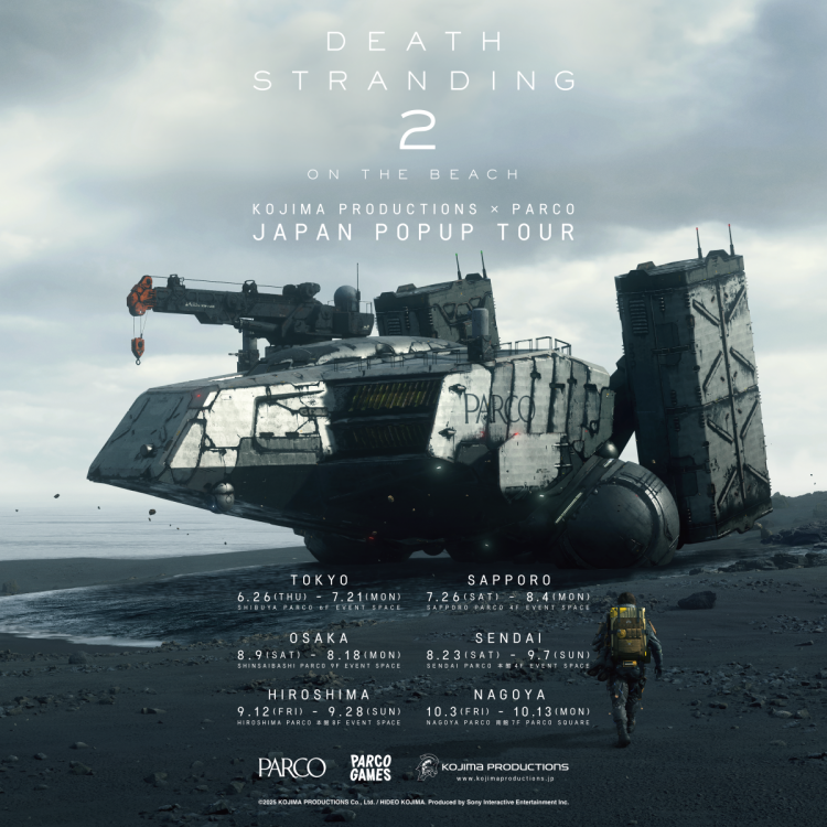 KOJIMA PRODUCTIONS×PARCO DEATH STRANDING 2 JAPAN POPUP TOUR 나고야 회장